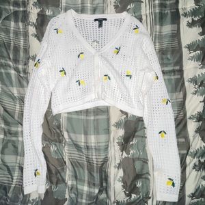 Adorable Lemon Cardigan by Forever 21 (Small)